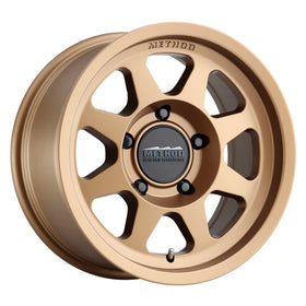 Method MR701 17x8.5 0mm Offset 5x5 71.5mm CB Method Bronze Wheel - 0