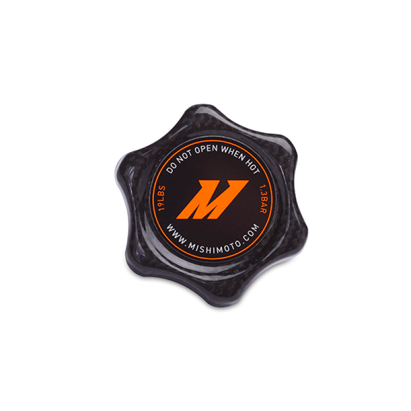 Mishimoto 1.3 Bar Rated Carbon Fiber Radiator Cap Small Import - 0