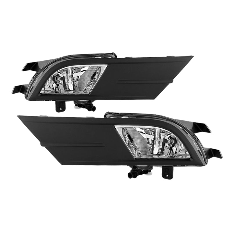 Spyder Volkswagen Jetta MK6 2015-2016 Sedan 4Dr only OEM Style Fog Lights w/Switch Clear FL-VJ2015-C - 0