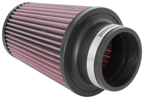 K&N Universal Clamp-On Air Filter 3in Flange ID x 5in Base OD x 3.5in Top OD x 6in Height - 0