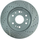 StopTech Select Sport 07-11 GM Silverado 1500 Slotted and Drilled Right Front Rotor-2