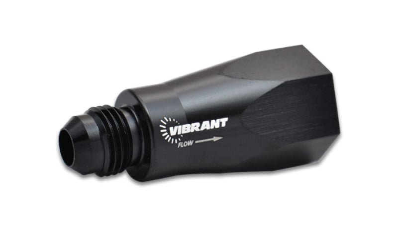 Vibrant -6AN Female to Male Inline Check Valve - 0