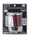 K&N 1in Flange L x 3in OD x 2.5in Height Clamp On Crankcase Vent Filter-9