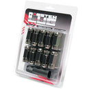 Wheel Mate Monster Locking Lug Nut Set of 4 - Black Chrome 14x1.50-2