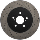 StopTech 02-10 Subaru WRX Slotted & Drilled Right Front Rotor (exc. STi)-6