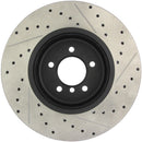 StopTech 08-09 BMW 535 Series / 04-09 545i/550i/645Ci/650i Slotted & Drilled Right Front Rotor-5