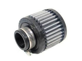K&N 1.25in Flange ID x 3in OD x 2.5 inch H Rubber Base Crankcase Vent Filter - 0