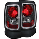 ANZO 1994-2001 Dodge Ram Taillights Black-2