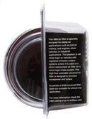 K&N Universal Air Filter Chrome Round Tapered Red - 4in Flange ID x 1.125in Flange Length x 9.5in H-16