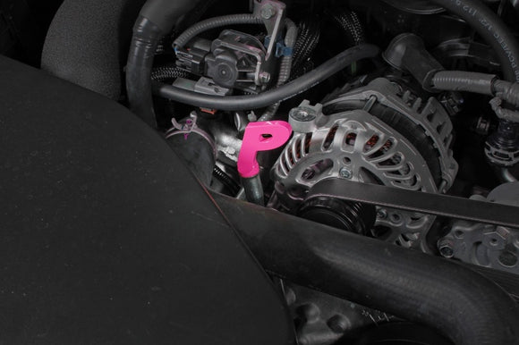 PERRIN 15-26 Subaru WRX & 13-26 BRZ/FR-S/86/GR86 Dipstick Handle P Style - Hyper Pink