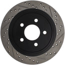 StopTech 05-10 Ford Mustang Slotted & Drilled Left Rear Rotor-7