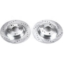 Power Stop 00-09 Honda S2000 Rear Evolution Drilled & Slotted Rotors - Pair-2
