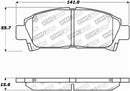 StopTech Performance 92-95 Toyota MR2 Turbo Front Brake Pads-10