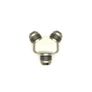 DeatschWerks 8AN Male Flare to 8AN Male Flare to 8AN Male Flare Y Fitting - Anodized Matte Black-3