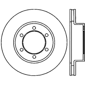 StopTech Power Slot 01-07 Toyota Sequoia / 00-06 Tundra CRYO Slotted Front Left Rotor SPECIAL ORDER - 0