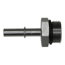 DeatschWerks 10AN ORB Male to 5/16in Male EFI Quick Connect Adapter - Anodized DW Titanium-2
