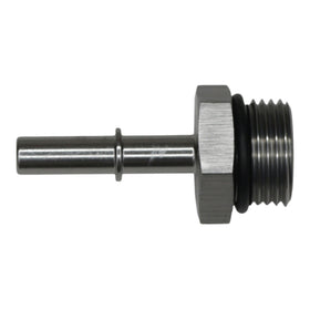 DeatschWerks 10AN ORB Male to 5/16in Male EFI Quick Connect Adapter - Anodized DW Titanium - 0