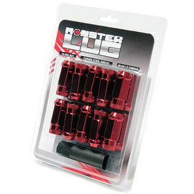 Wheel Mate Monster Open End Lug Nut Set of 20 - Red 14x1.50 - 0