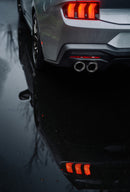 MBRP 2024+ Ford Mustang 5.0L Blk Alum. SS 3in Cat-Back Exhaust w/ Quad Blk Tips (Valve Delete)-3