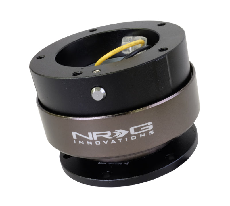 NRG Quick Release Kit Gen 2.5 - Black / Black Ring (6 Hole Base 5 Hole Top) - 0