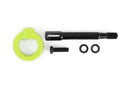 PERRIN 22-26 Subaru WRX / 18-23 Crosstrek / 20-25 OBXT Tow Hook Kit (Front) - Neon Yellow-5
