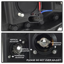 Spyder 05-07 Ford F250/350/450 SD Ver 2 Proj Headlights - Light Bar DRL - Black PRO-YD-FS05V2-LB-C-11