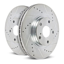 Load image into Gallery viewer, Power Stop 11-12 Ram 3500 Rear Drilled &amp; Slotted Rotor - Pair