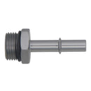 DeatschWerks 10AN ORB Male to 3/8in Male EFI Quick Connect Adapter - Anodized DW Titanium-1