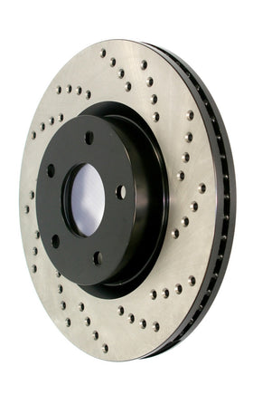 StopTech 04-08 Acura TL/TL-S Brembo Drilled Left Front Rotor - 0