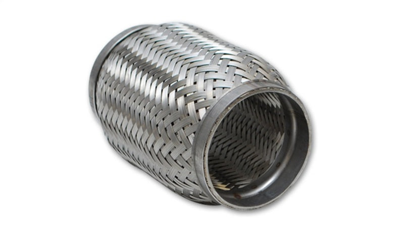 Vibrant SS Flex Coupling with Inner Braid Liner 2.25in inlet/outlet x 6in flex length - 0