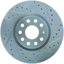 StopTech Select Sport 06-17 Volkswagen Jetta Slotted & Drilled Front Left Rotor-2
