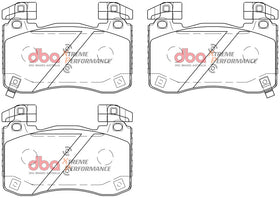 DBA 2018+ Kia Stinger V6 Twin Turbo XP Performance Front Brake Pads - 0