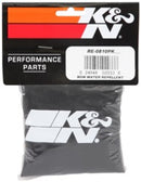 K&N Universal Round Tapered Filter Wrap - Black - 6in Base ID x 4.625in Top ID x 9in Height-7