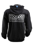 Sparco Sweatshirt Hooded Heritage Blk Lr-3
