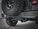 aFe Rebel Series 409 Stainless Steel Cat-Back Exhaust 18-21 Jeep Wrangler JL 2.0L (t) - Black Tip-5