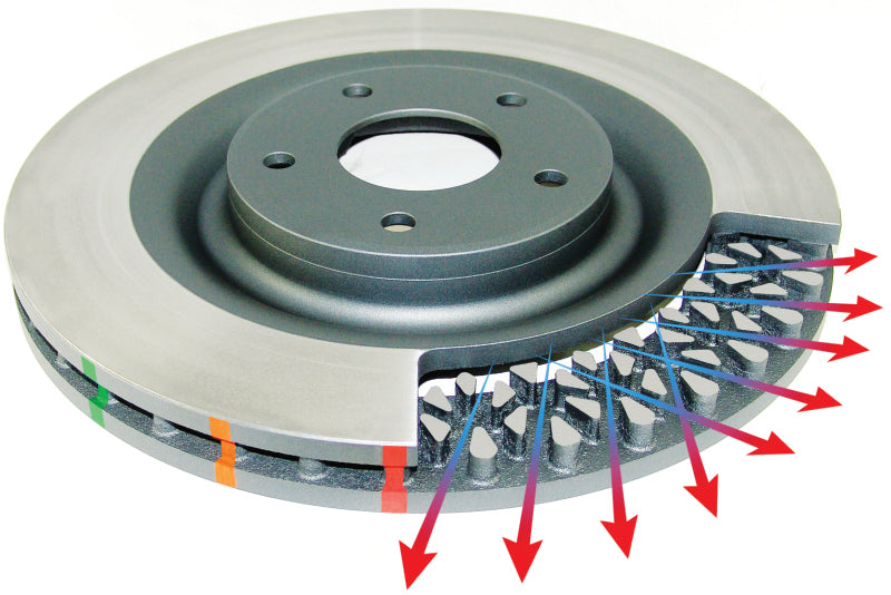 DBA 500 Series Slotted Replacement Rotor ONLY (w/ Replacement NAS Lock Nuts) - 0