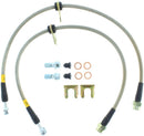 StopTech 08-09 WRX & STi Stainless Steel Front Brake Lines-4