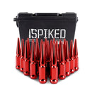 Mishimoto Mishimoto Steel Spiked Lug Nuts M14 x 1.5 24pc Set Red-4