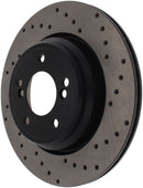 StopTech 01-07 BMW M3 (E46) / 00-04 M5 (E39) Drilled Right Rear Rotor-7