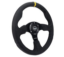NRG Reinforced Steering Wheel (320mm) Alcantara Steering Wheel w/ Black Stitching-2