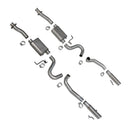 BBK 86-04 Mustang Cat Back Kit Varitune Mufflers Stainless Steel Tips-2
