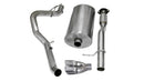 Corsa 2007-2008 Chevrolet Suburban 1500 5.3L V8 Polished Sport Cat-Back Exhaust-2