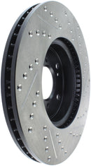 StopTech Slotted & Drilled Sport Brake Rotor Front Right 13 Honda Accord Sport-12