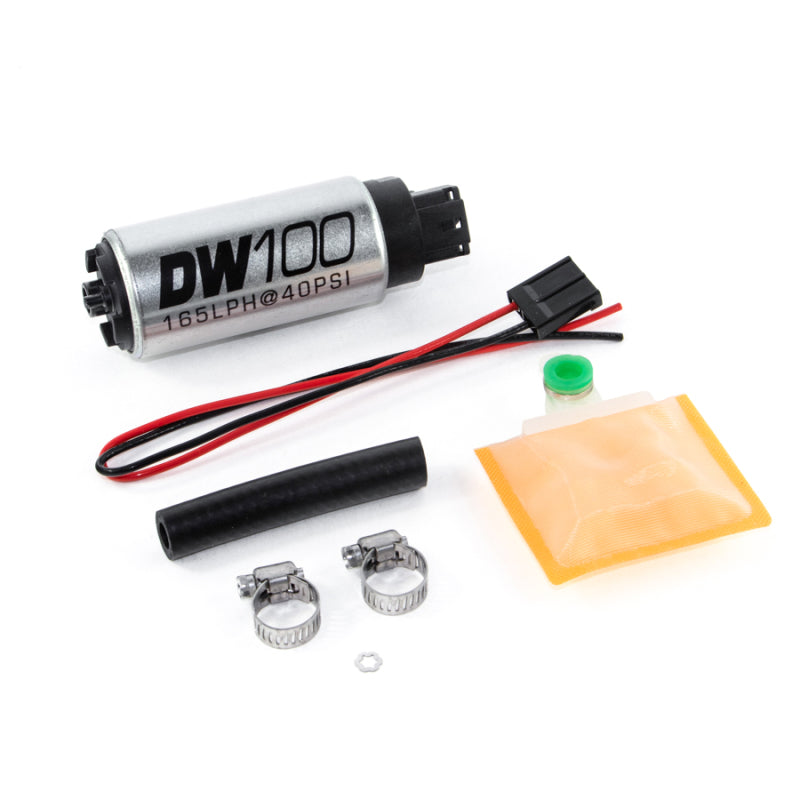 DeatschWerks 165 LPH In-Tank Fuel Pump w/ Universal Install Kit - 0