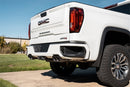 Corsa 19-25 GMC Sierra 1500 Cat-Back Dual Rear Exit with Twin 4in Black Powder Coat Pro-Series Tips-3