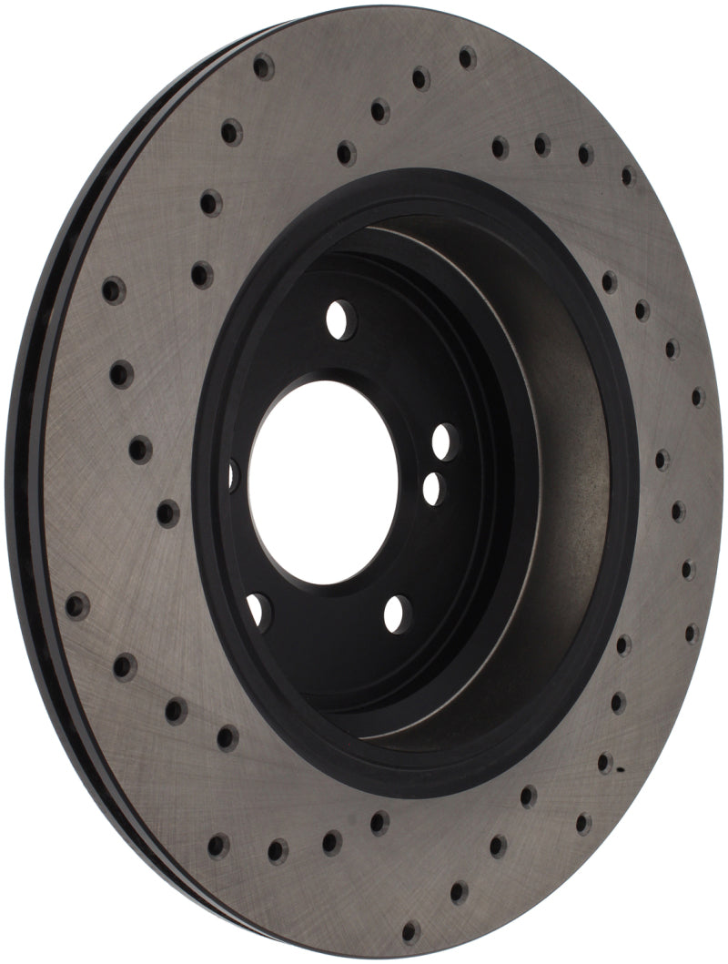 StopTech 01-07 BMW M3 (E46) / 00-04 M5 (E39) Drilled Right Rear Rotor - 0