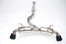 Invidia 12+ Subaru BRZ / Toyota 86 N2 60mm Single Layer Titanium Burnt Tips Cat-Back Exhaust-3