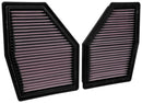 K&N 2020 BMW M550i 4.4L V8 Replacement Air Filter (2 Per Box)-2