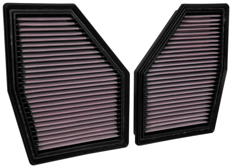 K&N 2020 BMW M550i 4.4L V8 Replacement Air Filter (2 Per Box) - 0