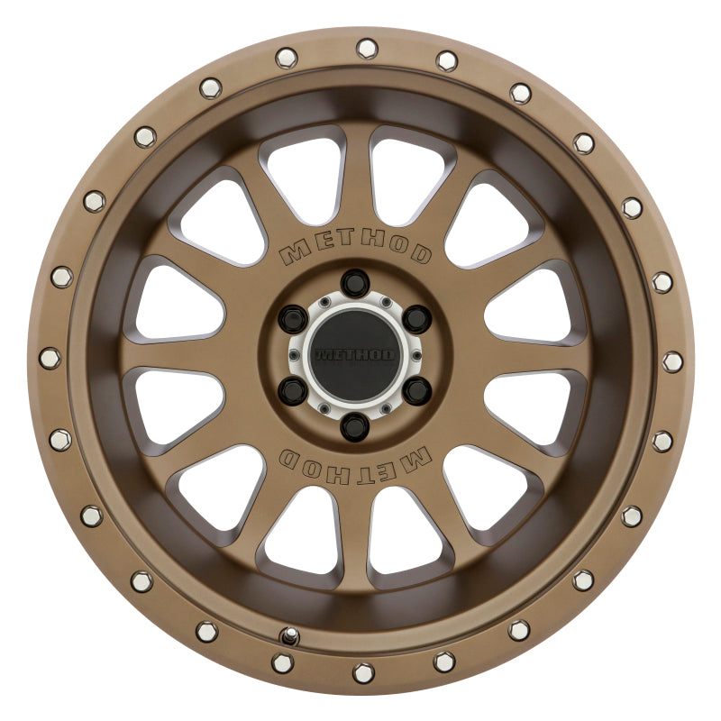 Method MR605 NV 20x10 -24mm Offset 6x5.5 106.25mm CB Method Bronze Wheel - 0